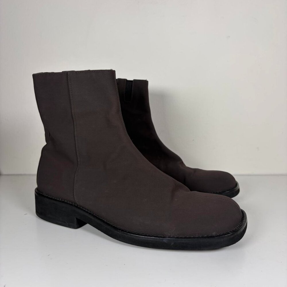 Vintage Casual Nylon Chelsea Boots